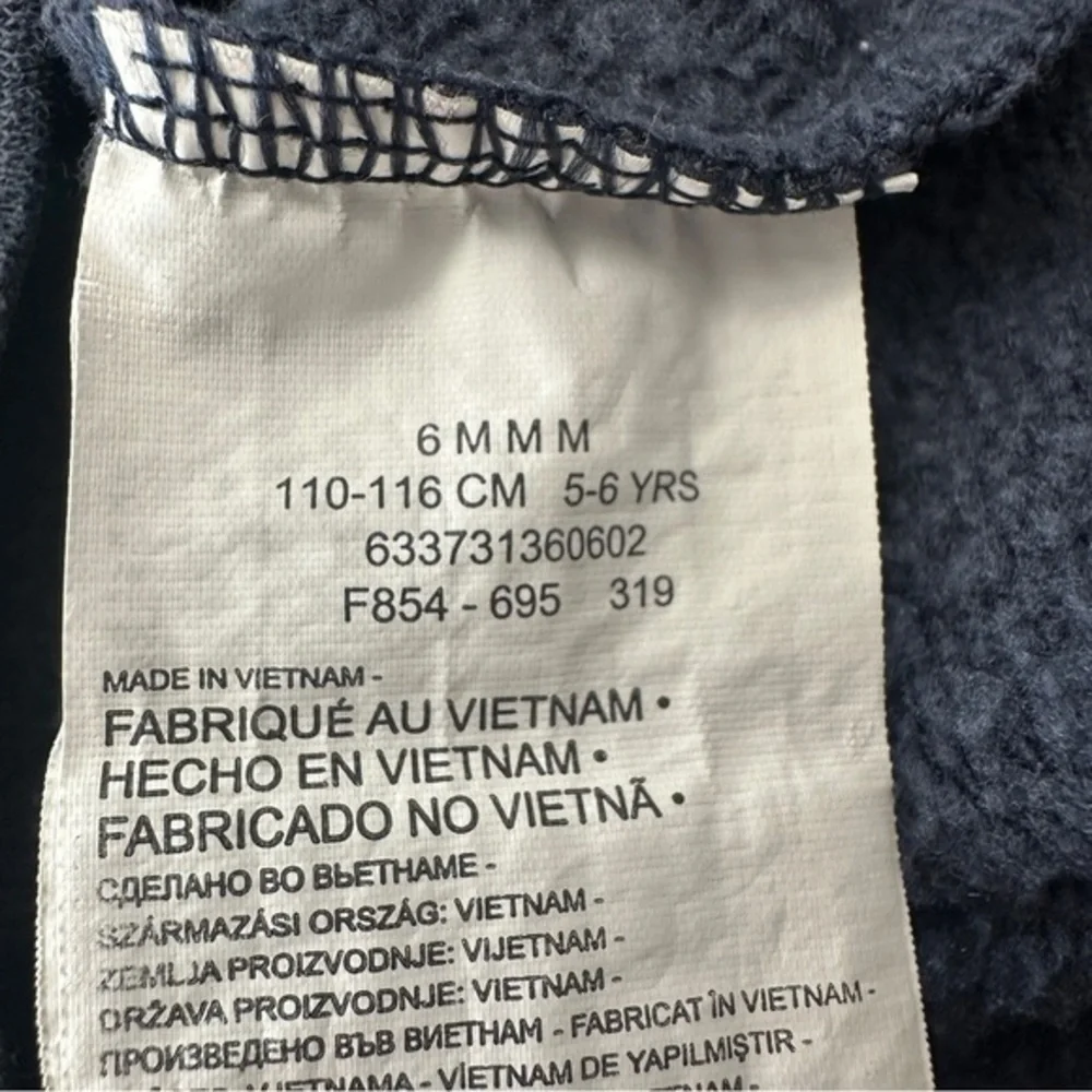 Nike Pullover‎ Hoodie Kids Size 6 Medium 5-6 Years Old Navy Blue